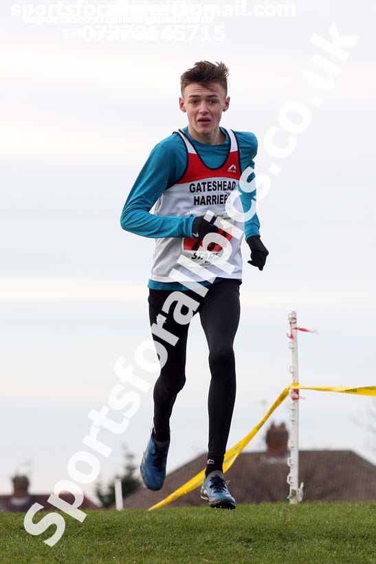 Boys under-15 North Eastern Cross Country, Redcar. Photo:  David T. Hewitson/Sports for All Pics